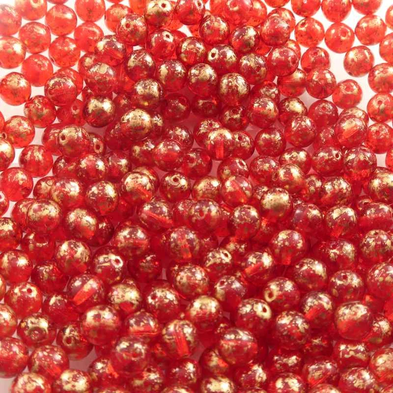 Skleněné kuličky 8mm balení 20 kusů