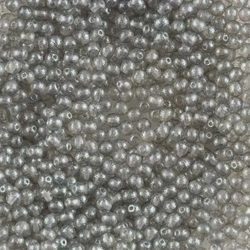Skleněné kuličky 4mm; balení 40 kusů